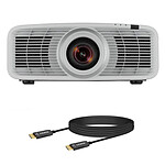 JVC DLA-NZ500 Blanc + Real Cable HD-OPTIC-8K (20m)