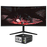 Mini PC Workstation AI R9AI-HX370 32/1024 34" W11P