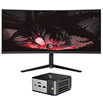 Mini PC Workstation AI R9AI-HX370 64/1024 34" W11P