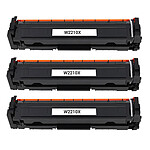 Multipack 3x toners compatibles HP 207X W2210X (Noir)