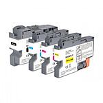 Multipack compatible Brother LC426XL (1x negro, 1x cian, 1x magenta, 1x amarillo)