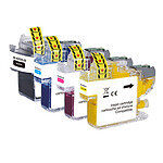 Multipack compatible Brother LC422XL (1x negro, 1x cian, 1x magenta, 1x amarillo)