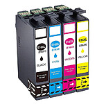 Pack de 4 cartuchos compatibles Epson T16XL (negro + cian + magenta + amarillo)