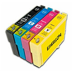 Pack de 4 cartuchos compatibles Epson T18XL (negro + cian + magenta + amarillo)