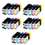 Multipack compatible Canon PGI-1500XL (5x negro + 5x cian + 5x magenta + 5x amarillo)