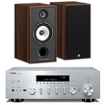Yamaha R-N600A Argent + Triangle Borea BR04 Châtaignier