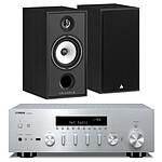 Yamaha R-N600A Argent + Triangle Borea BR04 Noir