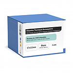 UPrint Rouleau de 1000 étiquettes adhésives blanches 57 x 32 mm pour PL80e