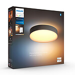 Philips Hue White ambiance Connected Ceiling Light ENRAVE M - Black