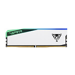 Viper Gaming Elite 5 Ultra RGB 24 Go (1x 24 Go) DDR5 5600 MHz CL46 - Blanc