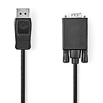 Adaptador DisplayPort (M) a VGA (M) de Nedis (negro)