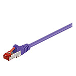 Cavo di rete RJ45 Cat 6 S/FTP Goobay da 7,5 m (viola)