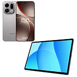OPPO Find X9 Gris Titane (12 Go / 512 Go) + OPPO Pad SE Bleu Crépuscule (4 Go / 128 Go) OFFERTE !
