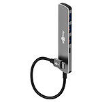 Goobay Hub Slim USB-C vers 1 port USB-C 3.0 + 3 ports USB-A 3.0