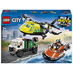 LEGO City 60505 Aereo, Camion di Assistenza e Hovercraft Modulabile