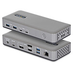 StarTech.com Station d'Accueil USB-C Triple Écrans 4K (2x 4K 60Hz, 1x 4K 30Hz)