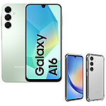 Samsung Galaxy A16 Vert d'Eau (4 Go / 128 Go) + Akashi Coque TPU Angles Renforcés Samsung Galaxy A16 Vert d'Eau (4 Go / 128 Go) + Akashi Coque TPU Angles Renforcés