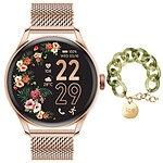 Ice Watch Ice Smart 2.0 1.20 Rose/Or Bracelet Milanais + Bracelet Chaine Opaline Vert OFFERT ! Ice Watch Ice Smart 2.0 1.20 Rose/Or Bracelet Milanais + Bracelet Chaine Opaline Vert OFFERT !
