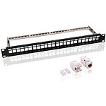 Goobay Panneau de brassage 24 ports UTP (95336) Goobay Panneau de brassage 24 ports UTP (95336)