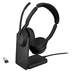 Jabra Evolve2 55 Link390a MS Stéréo avec base de chargement (USB-A)