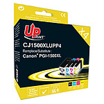 UPrint CJ1500XLUPP4 Cartouches compatibles Canon PGI-1500XL (C/M/Y/BK)