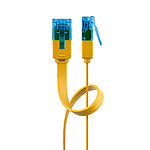 Goobay Cable RJ45 Plano Cat 6a U/UTP 1 m (Amarillo) Goobay Cable RJ45 Plano Cat 6a U/UTP 1 m (Amarillo)