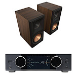 Onkyo Muse Y-40 Noir + Klipsch RP-600M II Noyer Onkyo Muse Y-40 Noir + Klipsch RP-600M II Noyer