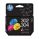 HP 302/304 (B7RT6AE) - 3 Couleurs HP 302/304 (B7RT6AE) - 3 Couleurs