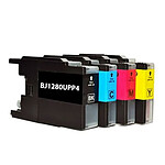 UPrint Pack de 4 cartouches compatible Brother LC1280 / LC1240 / LC1220