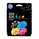 HP 934/935 (6ZC72AE-LS1) - Pack de 4 cartouches d'encre Noir/Cyan/Magenta/Jaune HP 934/935 (6ZC72AE-LS1) - Pack de 4 cartouches d'encre Noir/Cyan/Magenta/Jaune