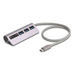 DeLock Hub USB 3.0 Type-C vers 3 ports USB 3.0 + slots SD/MicroSD