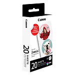 Canon ZINK 20 feuilles d'autocollants ronds prédécoupés 33 mm