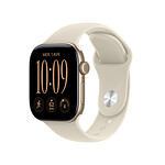 Apple Watch Series 12 GPS + Cellular 42 mm Aluminium Or clair Bracelet Sport Sable S/M Apple Watch Series 12 GPS + Cellular 42 mm Aluminium Or clair Bracelet Sport Sable S/M