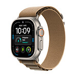 Apple Watch Ultra 4 GPS + Cellular 49 mm Titane naturel Boucle Alpine Désert S