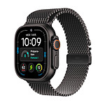 Apple Watch Ultra 4 GPS + Cellular 49 mm Titane noir Bracelet Milanais Titane noir M