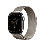 Apple Watch Series 12 GPS + Cellular 42 mm Titane Naturel Bracelet Milanais Naturel Apple Watch Series 12 GPS + Cellular 42 mm Titane Naturel Bracelet Milanais Naturel