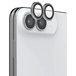 InvisibleShield Glass Elite Camera Lens Rings Silver iPhone Duo