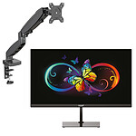 INOVU 27" LED - MB27 V3 + Support de bureau INOVU SBA1 Noir