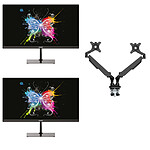 INOVU 23.8" LED - MB24 V3 x2 + INOVU PREMIUM MOUNT LT2 Noir