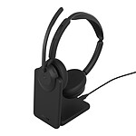 Jabra Evolve3 45 Link390C MS Stereo + base di ricarica