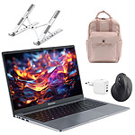 Blackview AceBook 6 R3 3300U 16/512 + Souris sans fil pour gaucher + Support pliable INOVU INSUTR16 + INOVU Blush Backpack (Rose) + INOVU Chargeur Secteur USB-C 70W GaN Blackview AceBook 6 R3 3300U 16/512 + Souris sans fil pour gaucher + Support pliable INOVU INSUTR16 + INOVU Blush Backpack (Rose) + INOVU Chargeur Secteur USB-C 70W GaN