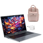 Blackview AceBook 6 R3 3300U 16/512 + INOVU Blush Backpack (Rose) + INOVU Chargeur Secteur USB-C 70W GaN Blackview AceBook 6 R3 3300U 16/512 + INOVU Blush Backpack (Rose) + INOVU Chargeur Secteur USB-C 70W GaN