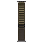 Apple Boucle Alpine Olive Sombre Finition Titane Noir 49 mm - L
