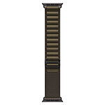 Apple Dark Olive Alpine Loop Black Titanium Finish 49 mm - M Apple Dark Olive Alpine Loop Black Titanium Finish 49 mm - M