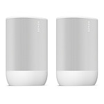 SONOS Pack de 2x Move 2 Blanc