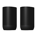 SONOS Pack de 2x Move 2 Noir