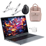 Blackview AceBook 6 R3 3300U 16/512 + Souris sans fil pour gaucher + Support pliable INOVU INSUTR16 + INOVU Blush Backpack (Rose) + INOVU Chargeur Secteur USB-C 70W GaN Blackview AceBook 6 R3 3300U 16/512 + Souris sans fil pour gaucher + Support pliable INOVU INSUTR16 + INOVU Blush Backpack (Rose) + INOVU Chargeur Secteur USB-C 70W GaN