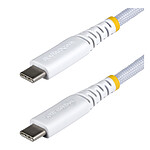 StarTech.com Câble USB-C 60W Blanc - 1 m