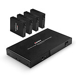 Lindy Splitter Extender Cat.6 4 ports HDMI 2.0 4K60 HDR avec IR et PoC, 70m