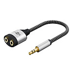Goobay Adaptateur AUX 1 vers 2 (0.18 m)